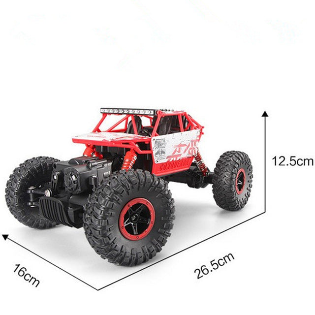 New RC Car 4WD 2.4GHz Rock Crawlers Rally climbing Car 4x4 Double Motors Bigfoot Car Remote Control Model Off-Road Vehicle Toy