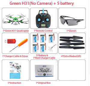 Waterproof Drone JJRC H31 No Camera Or With Camera Or Wifi FPV Camera Headless Mode RC Helicopter Quadcopter Vs Syma X5c Dron