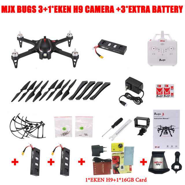 Professional Drone MJX Bugs 3 B3 Quadcopter Brushless RC Helicopter With 4k/1080P Wifi HD Camera Can Carry Gopro/Xiaomi/Eken H9