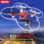 Original SYMA X11 Quadcopter RC Dron 2.4G 4CH 6 Axis Gyro Mini Drone Remote Control Helicopter with Flash Lights Flying 5-8mins