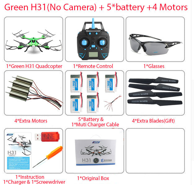 Waterproof Drone JJRC H31 No Camera Or With Camera Or Wifi FPV Camera Headless Mode RC Helicopter Quadcopter Vs Syma X5c Dron