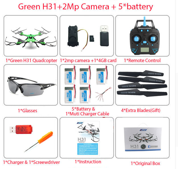 Waterproof Drone JJRC H31 No Camera Or With Camera Or Wifi FPV Camera Headless Mode RC Helicopter Quadcopter Vs Syma X5c Dron