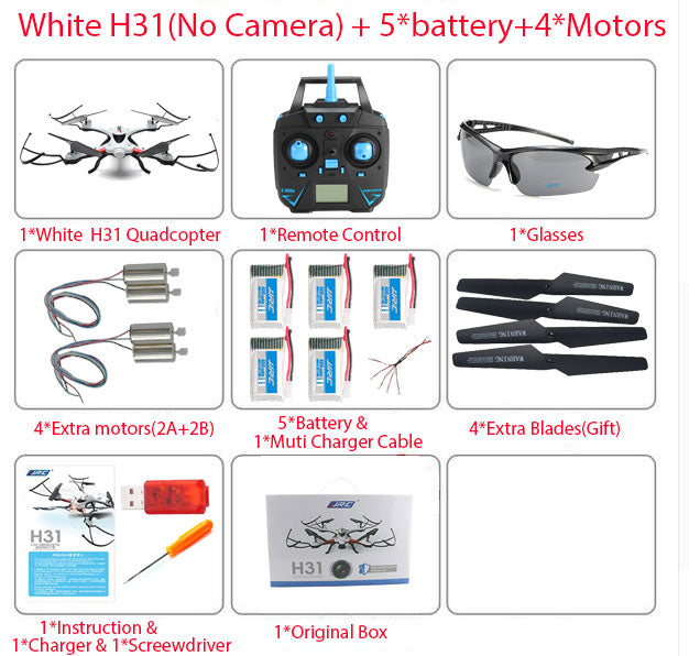 Waterproof Drone JJRC H31 No Camera Or With Camera Or Wifi FPV Camera Headless Mode RC Helicopter Quadcopter Vs Syma X5c Dron