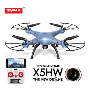 SYMA X5HW Mini Drone with Camera HD Wifi FPV RC Helicopter Elfie Remote Control Quadcopter 2.4GHz 4CH 30W Dron Aircraft Toy