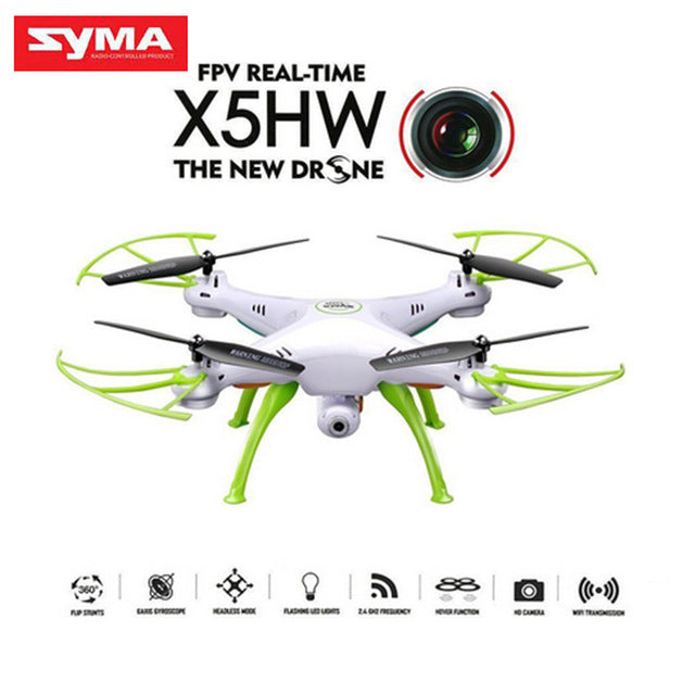 SYMA X5HW Mini Drone with Camera HD Wifi FPV RC Helicopter Elfie Remote Control Quadcopter 2.4GHz 4CH 30W Dron Aircraft Toy