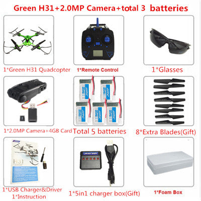 JJRC H31 RC Drone With Camera Or No Camera 6Axis Professional Quadrocopter RC Helicopter Waterproof Resistance VS JJRC H37