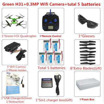 JJRC H31 RC Drone With Camera Or No Camera 6Axis Professional Quadrocopter RC Helicopter Waterproof Resistance VS JJRC H37