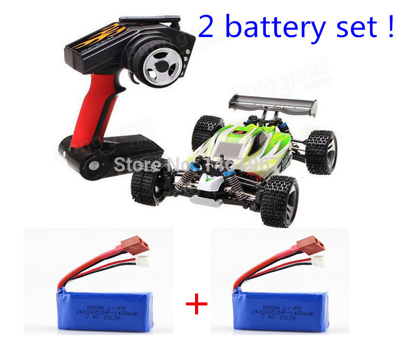 wltoys A959-B remote radio control electronics rc car 1/18 2.4G shockproof Rubber plastic wheels buggy Highspeed Off-Road 4wd